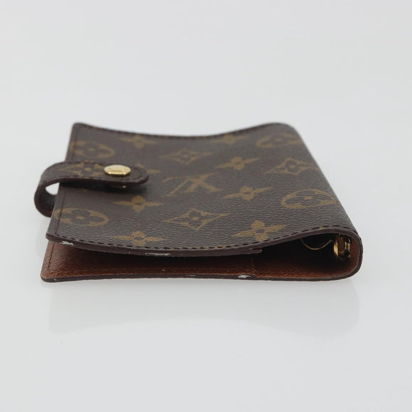 LOUIS VUITTON Monogram Agenda PM Day Planner Cover R20005 LV Auth 195017