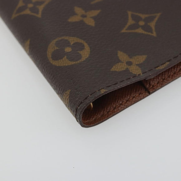 LOUIS VUITTON Monogram Agenda PM Day Planner Cover R20005 LV Auth 195017