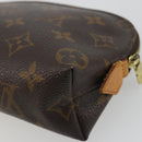LOUIS VUITTON Monogram Pochette Cosmetic PM Pouch M43998 LV Auth 195018-15