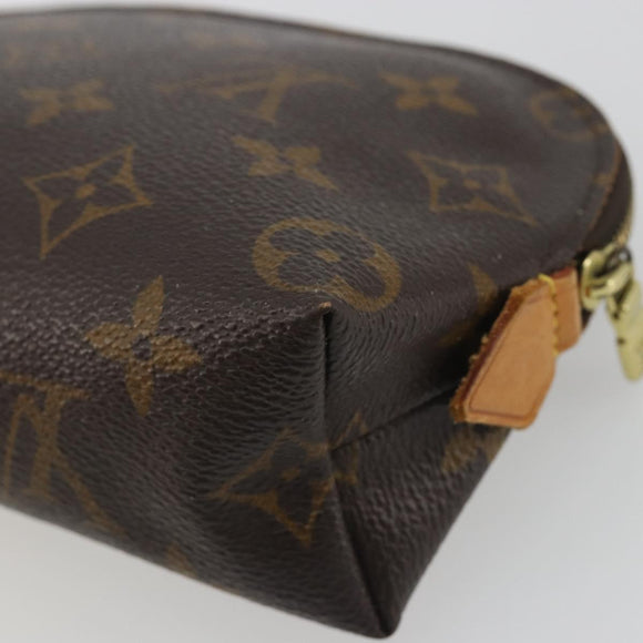 LOUIS VUITTON Monogram Pochette Cosmetic PM Pouch M43998 LV Auth 195018