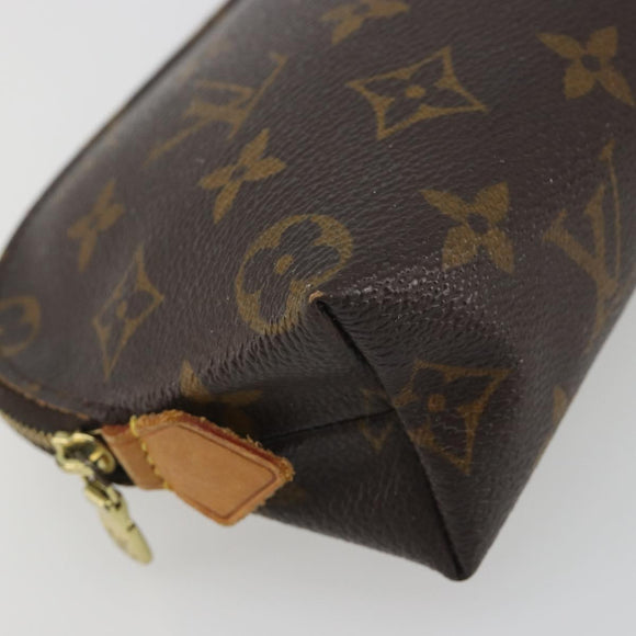 LOUIS VUITTON Monogram Pochette Cosmetic PM Pouch M43998 LV Auth 195018