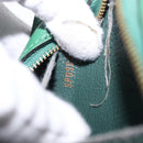 LOUIS VUITTON Epi Dauphine PM Pouch Green M48444 LV Auth 195021-12