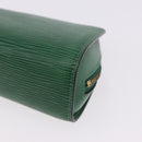 LOUIS VUITTON Epi Dauphine PM Pouch Green M48444 LV Auth 195021-14