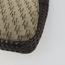 BOTTEGA VENETA Shoulder Bag Canvas Beige Gold Auth 195022-12