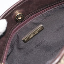 BOTTEGA VENETA Shoulder Bag Canvas Beige Gold Auth 195022-17