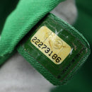 CHANEL Matelasse Chain Shoulder Backpack Lamb Skin Green Silver CC Auth 195024M-26