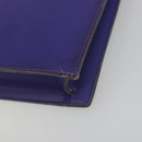 CHANEL Hologram COCO Mark Chain Shoulder Bag Vinyl Purple Silver CC Auth 195025A-9