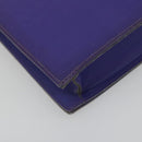 CHANEL Hologram COCO Mark Chain Shoulder Bag Vinyl Purple Silver CC Auth 195025A-16