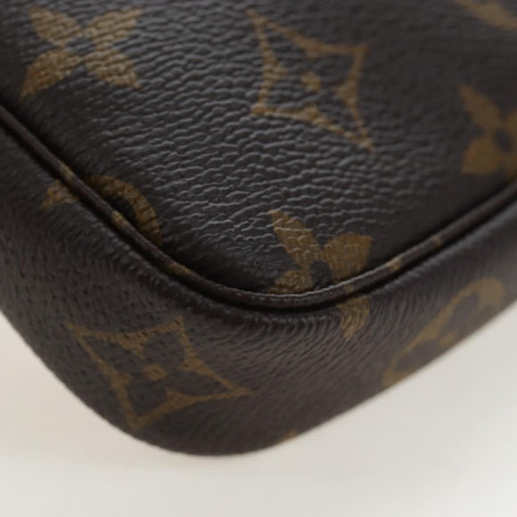 LOUIS VUITTON Monogram Vivienne Mini Pochette Accessoires M69752 LV Auth 195027M