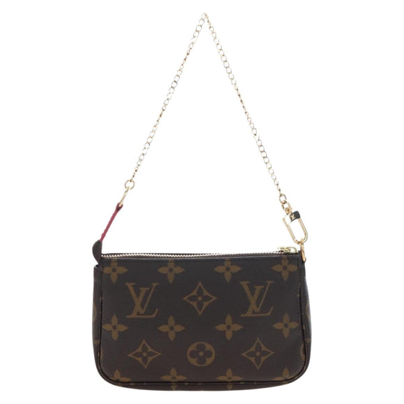 LOUIS VUITTON Monogram Vivienne Mini Pochette Accessoires M69752 LV Auth 195027M