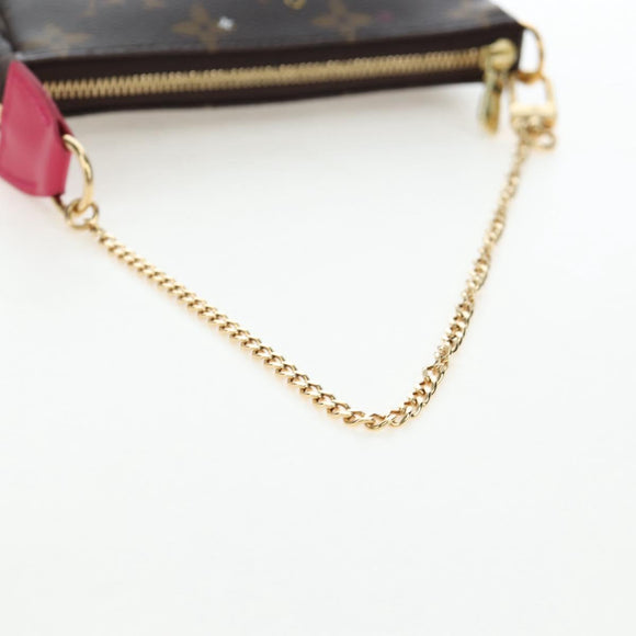LOUIS VUITTON Monogram Vivienne Mini Pochette Accessoires M69752 LV Auth 195027M