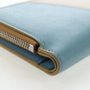 LOEWE Wallet Leather Suna Fujita Collaboration Brown Silver Auth 195028M-15