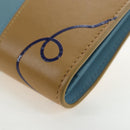 LOEWE Wallet Leather Suna Fujita Collaboration Brown Silver Auth 195028M-16