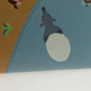 LOEWE Wallet Leather Suna Fujita Collaboration Brown Silver Auth 195028M-18