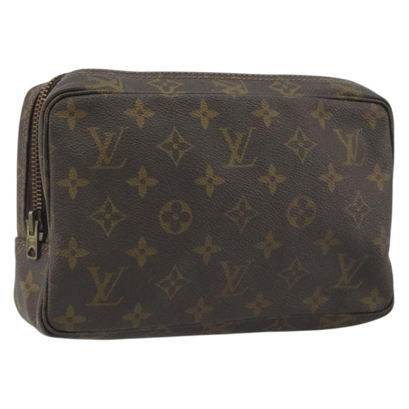 LOUIS VUITTON Monogram Trousse Toilette 23 Clutch Bag M47524 LV Auth 195030