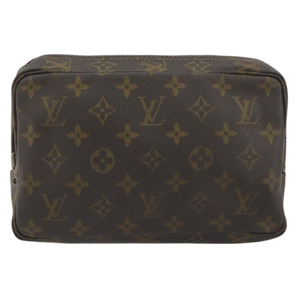 LOUIS VUITTON Monogram Trousse Toilette 23 Clutch Bag M47524 LV Auth 195030