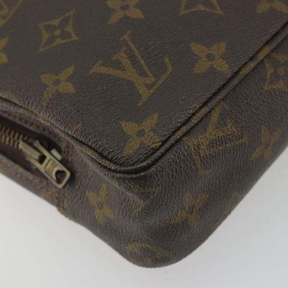 LOUIS VUITTON Monogram Trousse Toilette 23 Clutch Bag M47524 LV Auth 195030