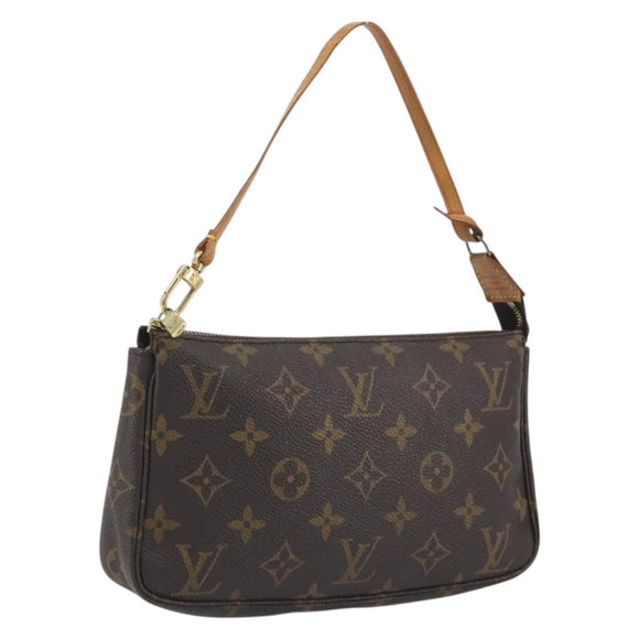 LOUIS VUITTON Mini Pochette Accessoires Accessory Pouch N41667 LV Auth 195032