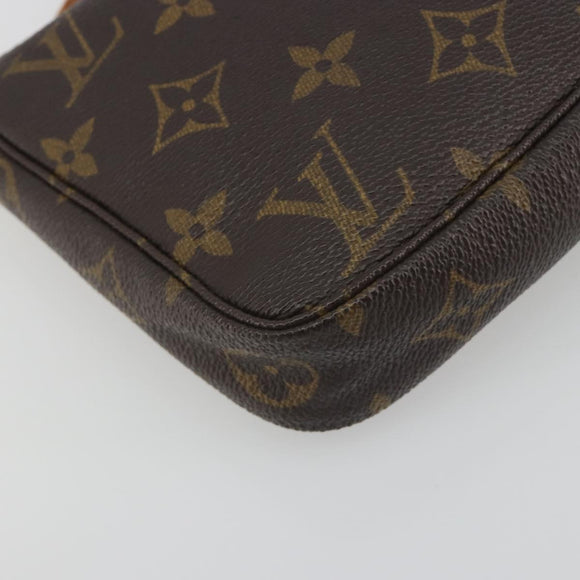 LOUIS VUITTON Mini Pochette Accessoires Accessory Pouch N41667 LV Auth 195032
