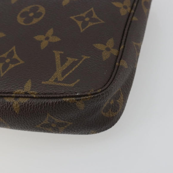 LOUIS VUITTON Mini Pochette Accessoires Accessory Pouch N41667 LV Auth 195032