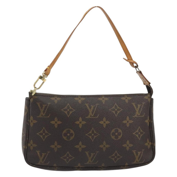LOUIS VUITTON Mini Pochette Accessoires Accessory Pouch N41667 LV Auth 195032