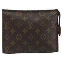 LOUIS VUITTON Monogram Poche Toilette 19 Pouch M47544 LV Auth 195034-13