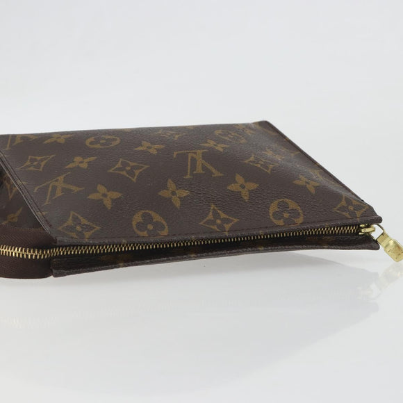LOUIS VUITTON Monogram Poche Toilette 19 Pouch M47544 LV Auth 195034