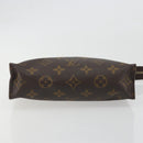 LOUIS VUITTON Monogram Poche Toilette 19 Pouch M47544 LV Auth 195034-6