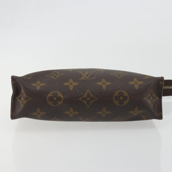 LOUIS VUITTON Monogram Poche Toilette 19 Pouch M47544 LV Auth 195034