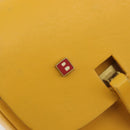 BALLY Shoulder Bag Leather Yellow Gold Auth 195037A-18
