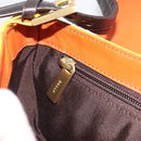 BALLY Shoulder Bag Leather Yellow Gold Auth 195037A-24