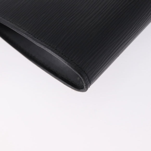 LOUIS VUITTON Epi Pochette Accessoires Accessory Pouch Black M52982 Auth 195038