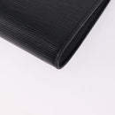 LOUIS VUITTON Epi Pochette Accessoires Accessory Pouch Black M52982 Auth 195038-16