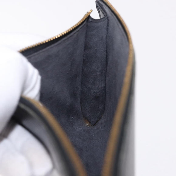 LOUIS VUITTON Epi Pochette Accessoires Accessory Pouch Black M52982 Auth 195038