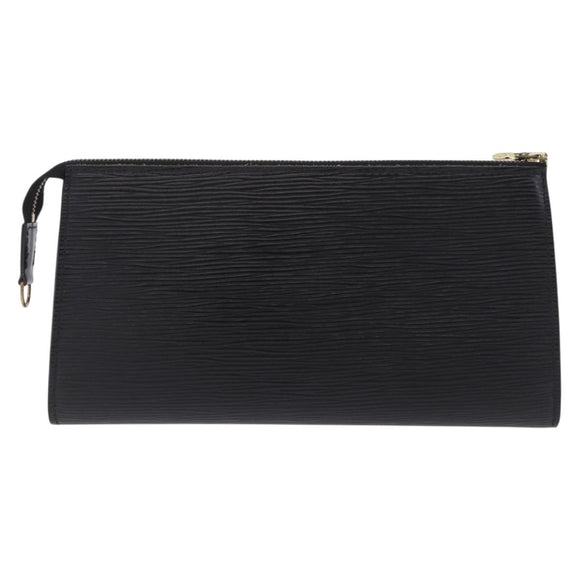 LOUIS VUITTON Epi Pochette Accessoires Accessory Pouch Black M52982 Auth 195038