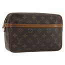 LOUIS VUITTON Monogram Compiegne 23 Clutch Bag M51847 LV Auth 195039-1