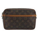 LOUIS VUITTON Monogram Compiegne 23 Clutch Bag M51847 LV Auth 195039-13