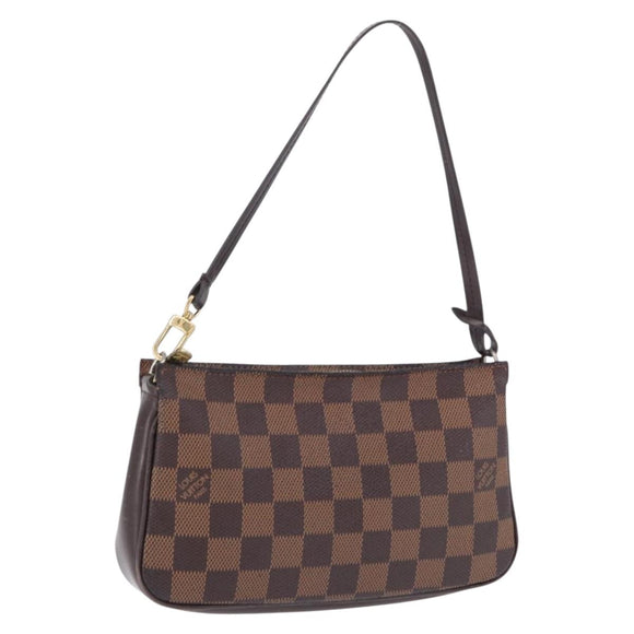 LOUIS VUITTON Damier Ebene Navona Accessory Pouch N51983 LV Auth 195041