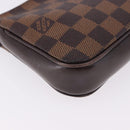 LOUIS VUITTON Damier Ebene Navona Accessory Pouch N51983 LV Auth 195041-9