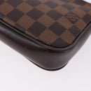 LOUIS VUITTON Damier Ebene Navona Accessory Pouch N51983 LV Auth 195041-16