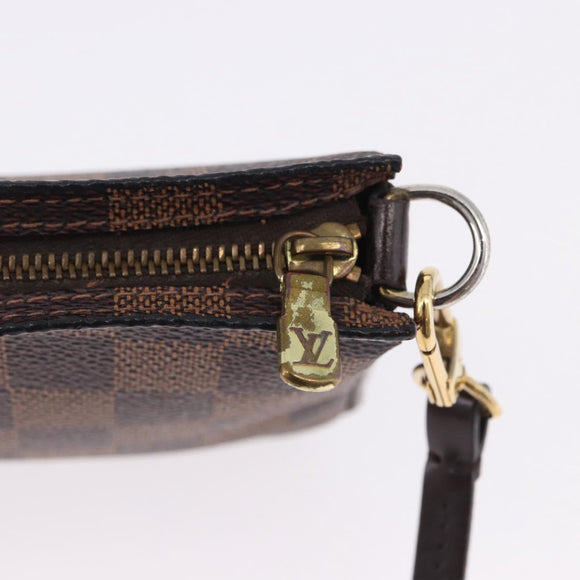 LOUIS VUITTON Damier Ebene Navona Accessory Pouch N51983 LV Auth 195041