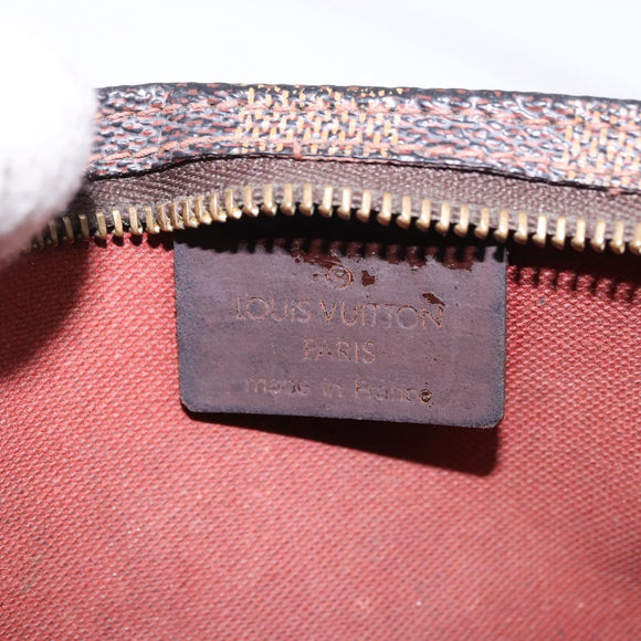 LOUIS VUITTON Damier Ebene Navona Accessory Pouch N51983 LV Auth 195041