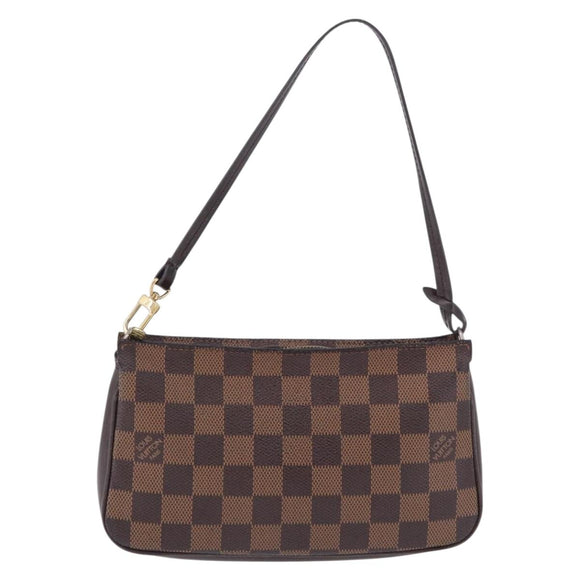 LOUIS VUITTON Damier Ebene Navona Accessory Pouch N51983 LV Auth 195041
