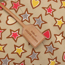 PRADA Canapa M Hand Bag Canvas Beige Gold Auth 195043A-17