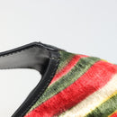 GUCCI Jackie Shoulder Bag Velor Multicolor Silver 001 3306 Auth 195044-15