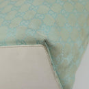 GUCCI GG Canvas Tote Bag Light Blue Gold 002 1098 Auth 195045-12