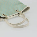 GUCCI GG Canvas Tote Bag Light Blue Gold 002 1098 Auth 195045-7