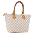 LOUIS VUITTON Damier Azur Saleya PM Tote Bag N51186 LV Auth 195046-1