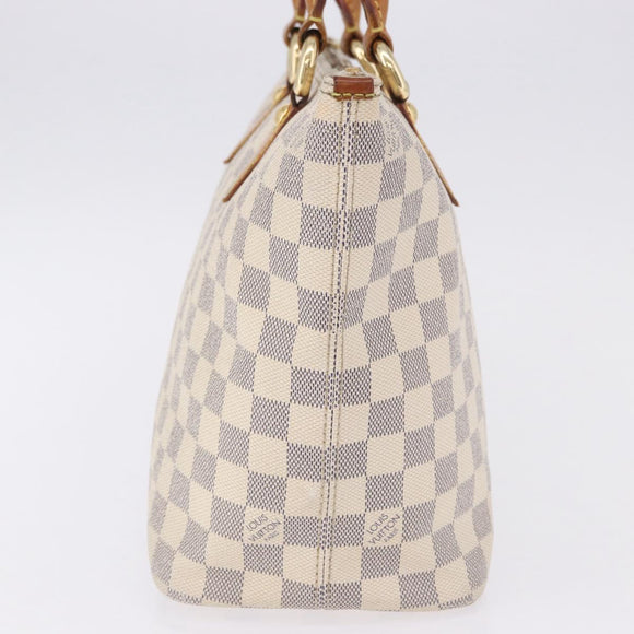 LOUIS VUITTON Damier Azur Saleya PM Tote Bag N51186 LV Auth 195046
