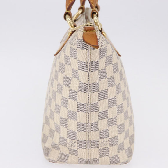 LOUIS VUITTON Damier Azur Saleya PM Tote Bag N51186 LV Auth 195046